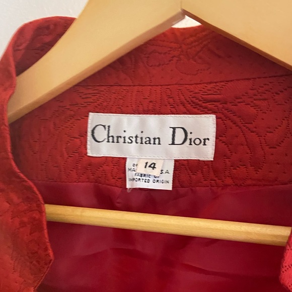 Dior Textured Scarlet Skirt Set - Picture 3 of 8